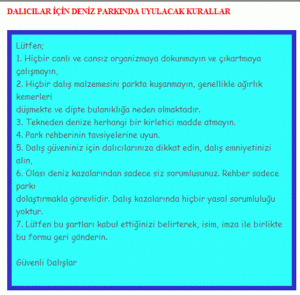 Gökçeada Deniz Parkı