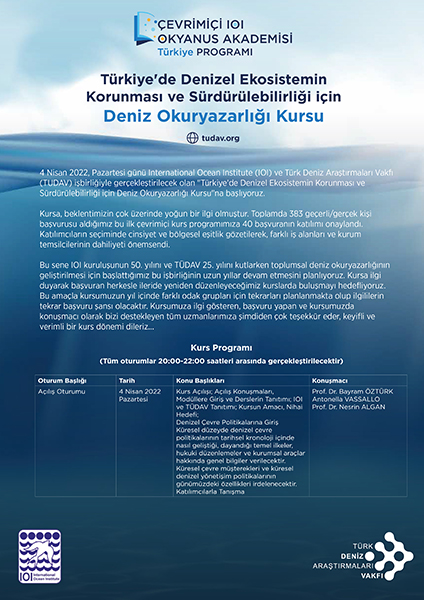 Deniz Okuryazarlığı Kursu