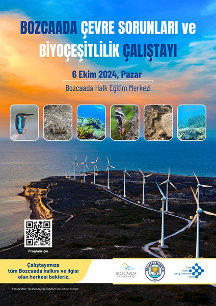 Çanakkale Bozcaada'da denizel biyoçeşitlilik, sorunlar ve çözümler üzerine TÜDAV çalıştayı
